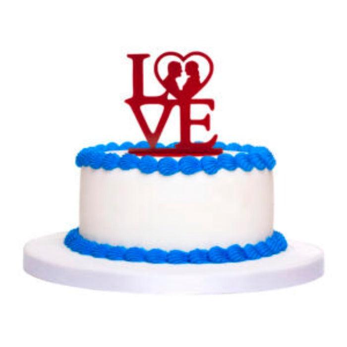 Figurine Cake Topper Couple "LOVE"