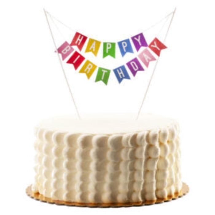 Cake topper "HAPPY BIRTHDAY"