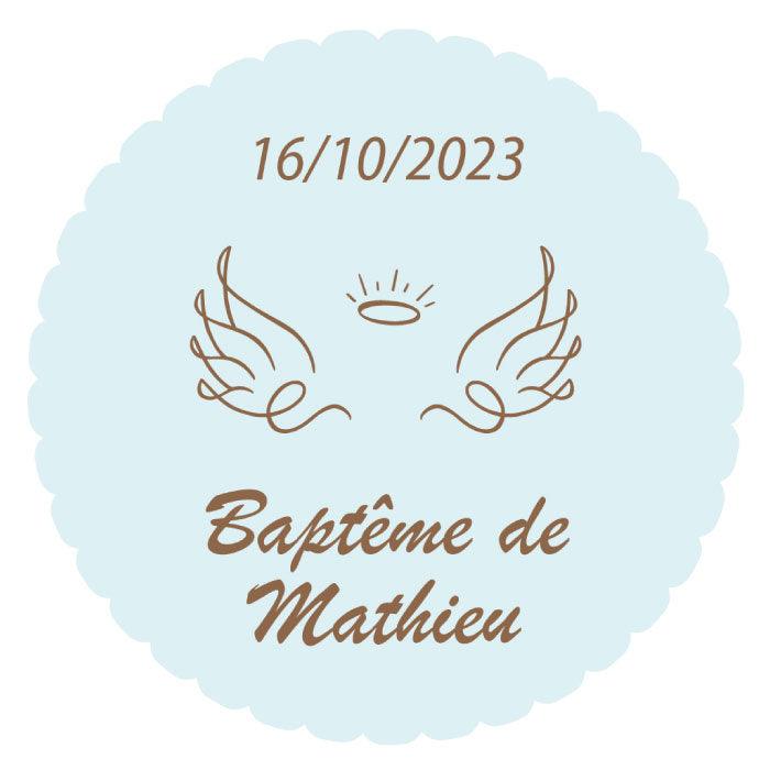Stickers personnalisés bapteme/communion