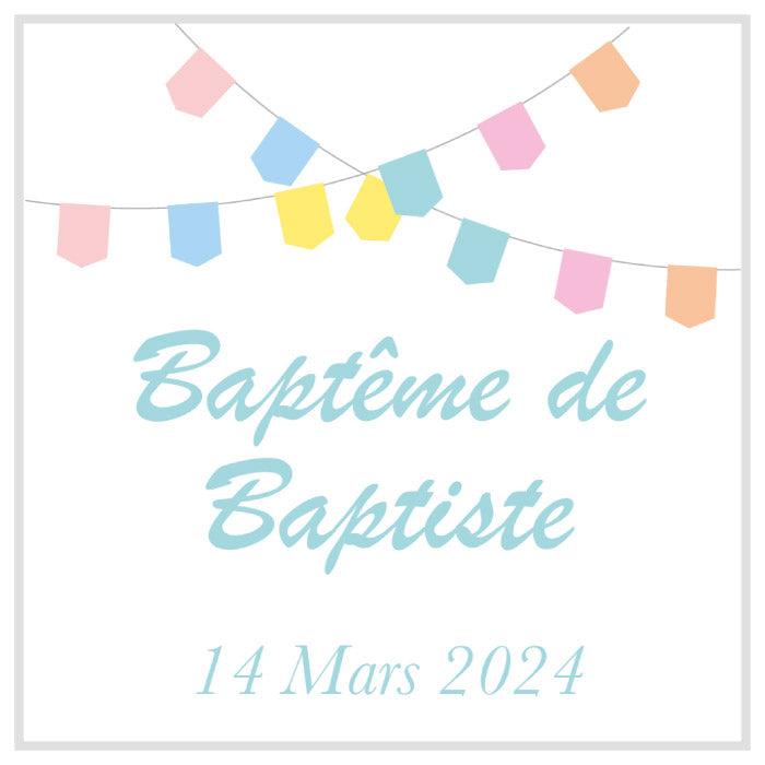 Stickers personnalisés bapteme/communion