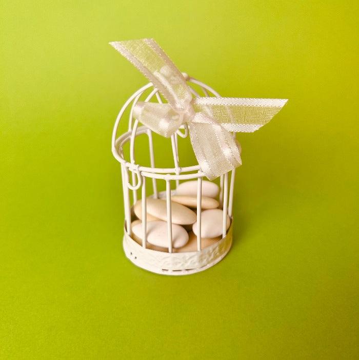 Cage Oiseaux Blanc