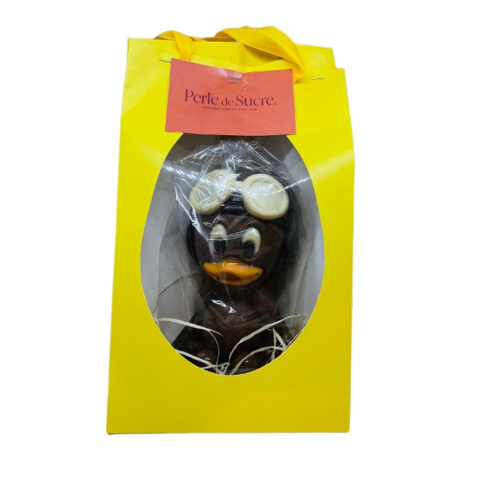 Canard aviateur en chocolat au lait