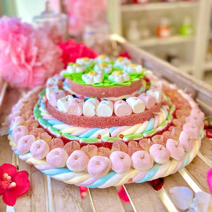 Gâteau de bonbons Princesse – Perle de Sucre