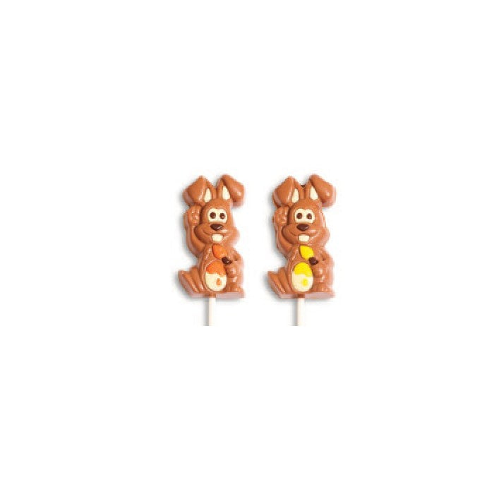 Sucette lapin peintre en chocolat – 30 g
