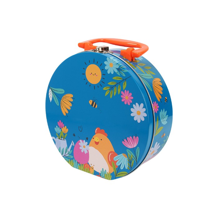 Valises métalliques garnies de chocolats