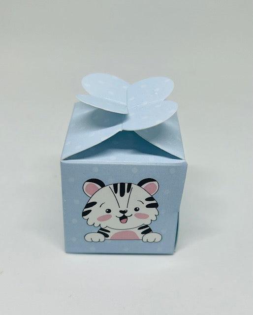 Boite Fleur Tigre Bleu