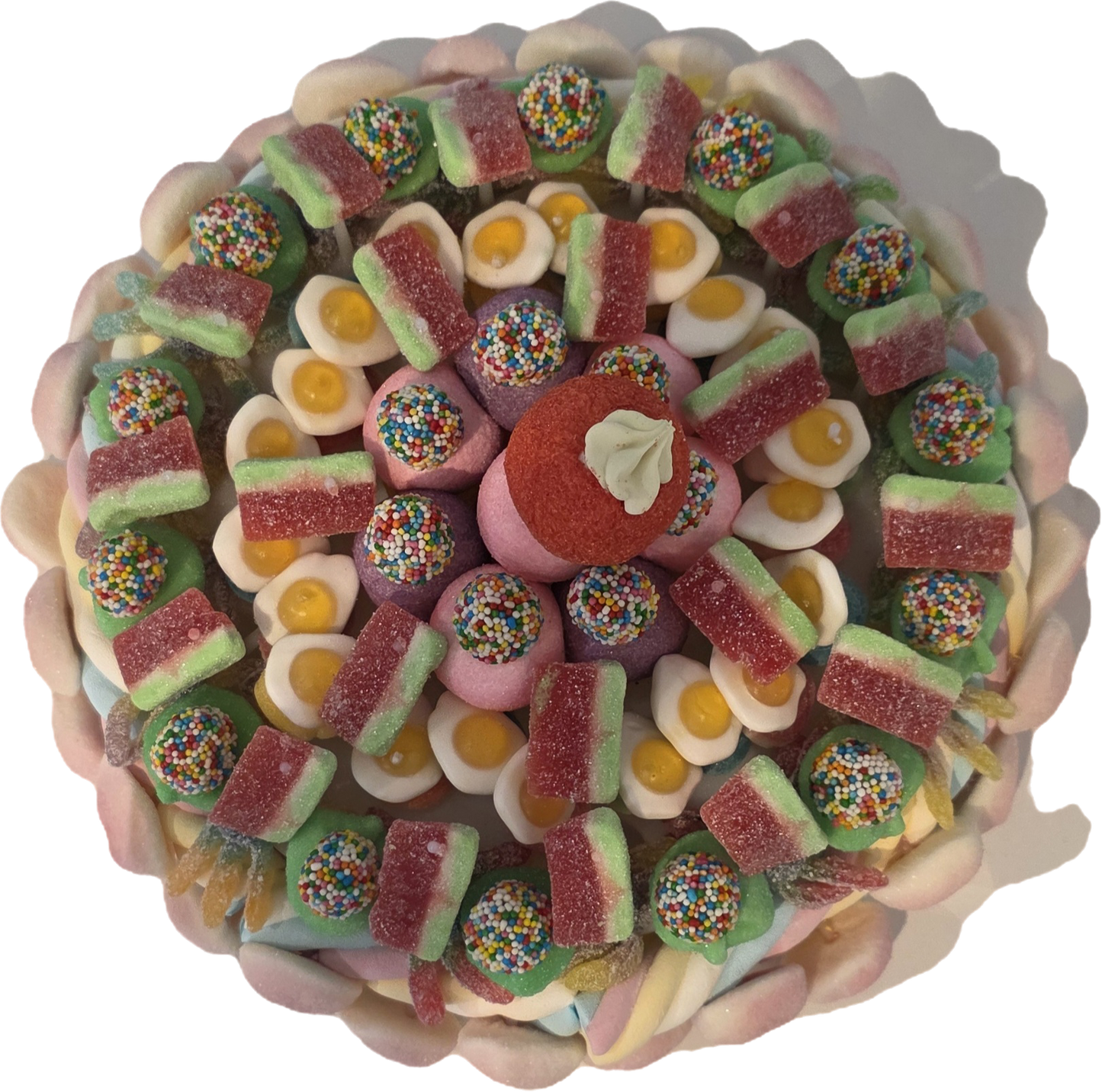 Gâteau de bonbons sur socle rond réutilisable DIY
