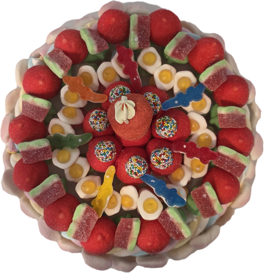 Gâteau de bonbons sur socle rond réutilisable DIY