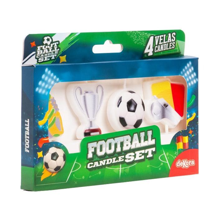 Bougies d'anniversaire "FOOTBALL"