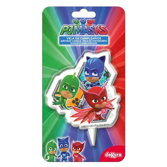 Bougies anniversaire "PJ MASKS"