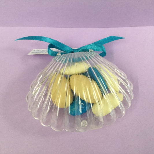 Lot de 6 boites coquillages en plexi