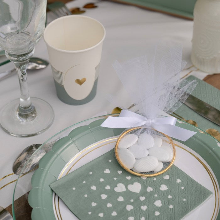 Lot de 4 Anneaux à dragées