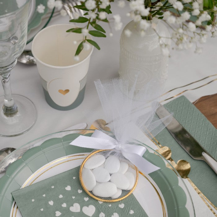 Lot de 4 Anneaux à dragées