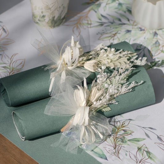 Petit bouquet romantique Blanc fleurs séchées