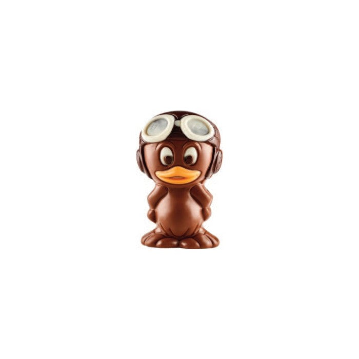 Canard aviateur en chocolat au lait