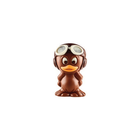 Canard aviateur en chocolat au lait