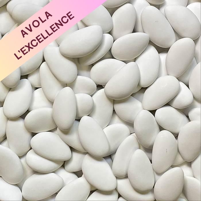 Dragée amande Avola de Sicile extra-fine 53% amande - Qualité Prestige Perle de Sucre Pessac près de Bordeaux