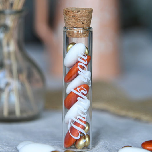 Eprouvette "thank you"