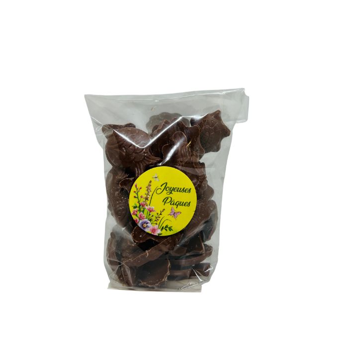 Sachet de friture de Pâques 160 g – Chocolat noir, lait ou blond