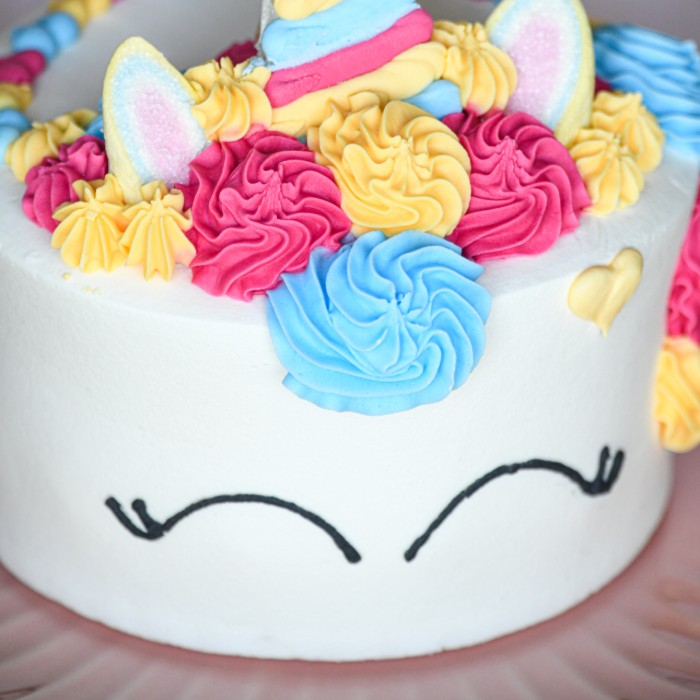 Gateau de bonbons Licorne