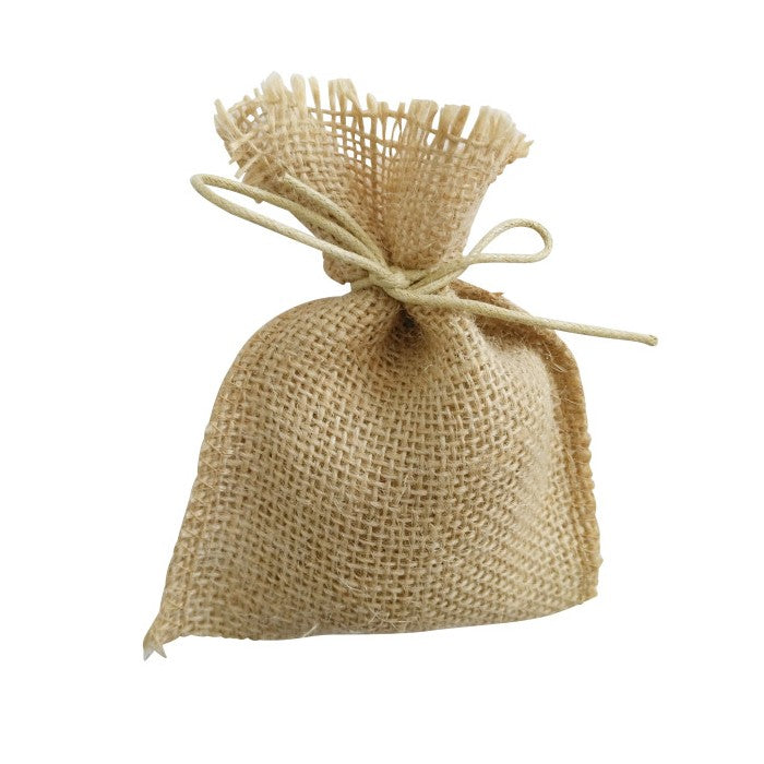 Lot de 5 pochons jute et cordelette