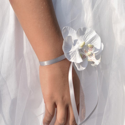 Ruban satin uni en bobine de 25 mètres