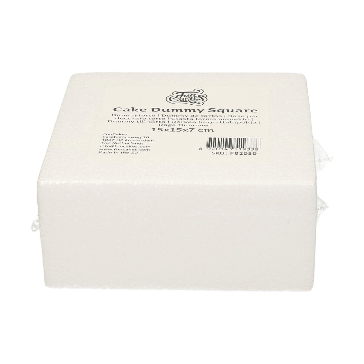 Support polystyrène carré (Cake dummy)
