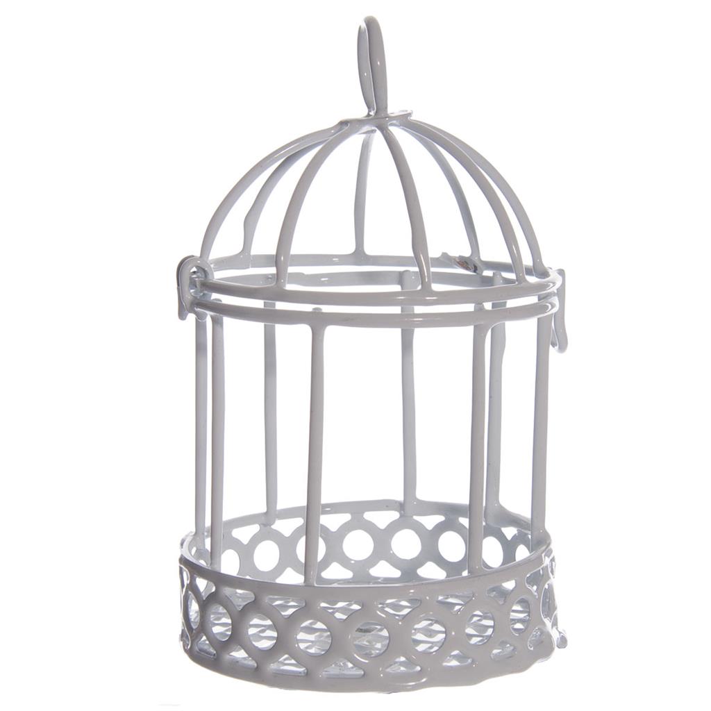 Cage Oiseaux Blanc